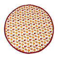French Tablecloth Orchard Pear Burgundy