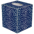 Indigo Antelope Tissue Box Cover