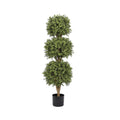 Boxwood Triple Ball Topiary Everlux UV 48 Inch