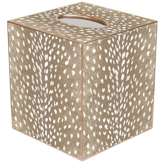 TB9062 Tan Antelope Tissue Box Cover