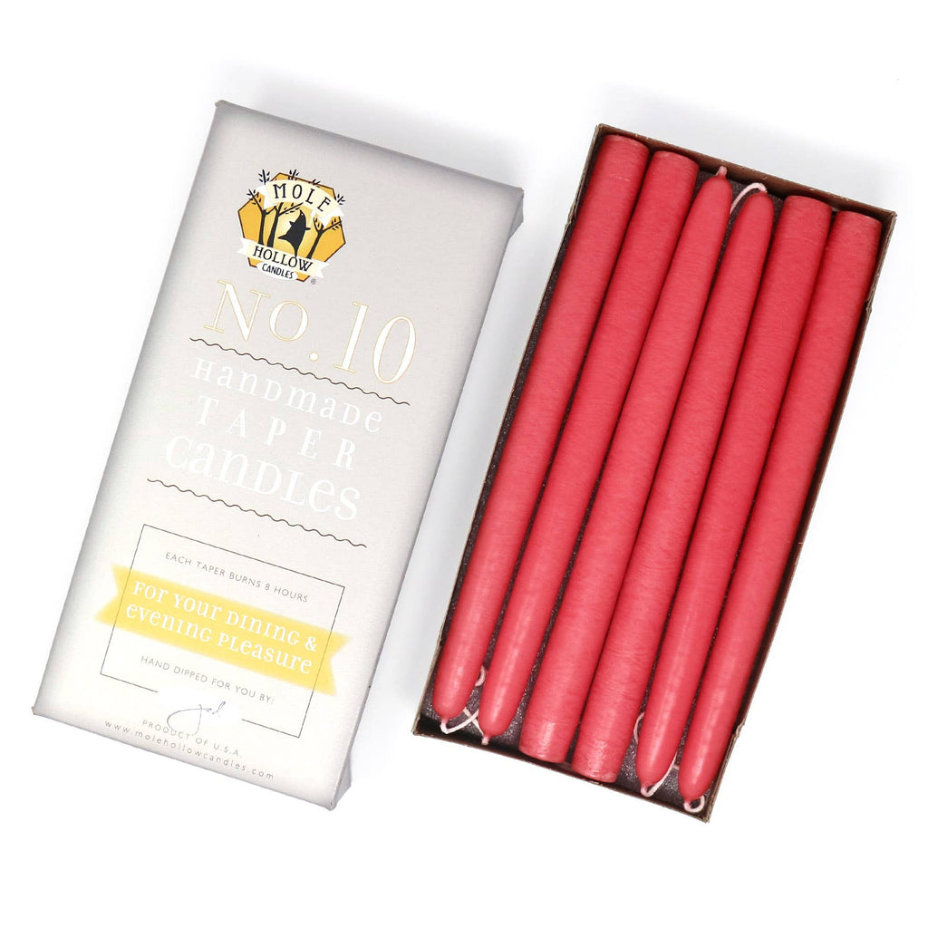 10" Taper Candles - Choose from 39 colors!