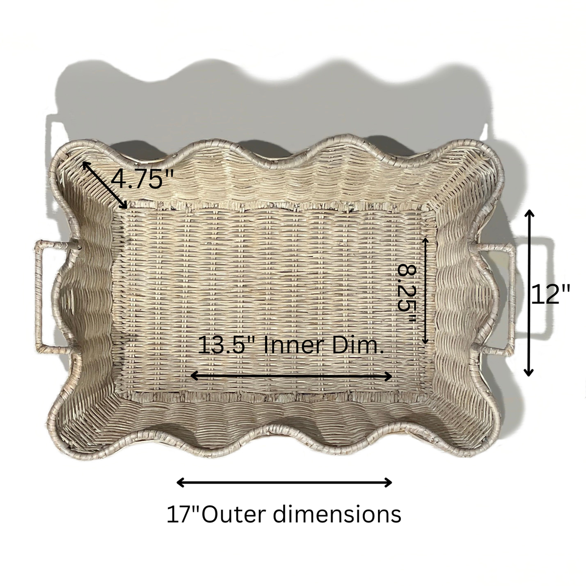 Small Scalloped Tray