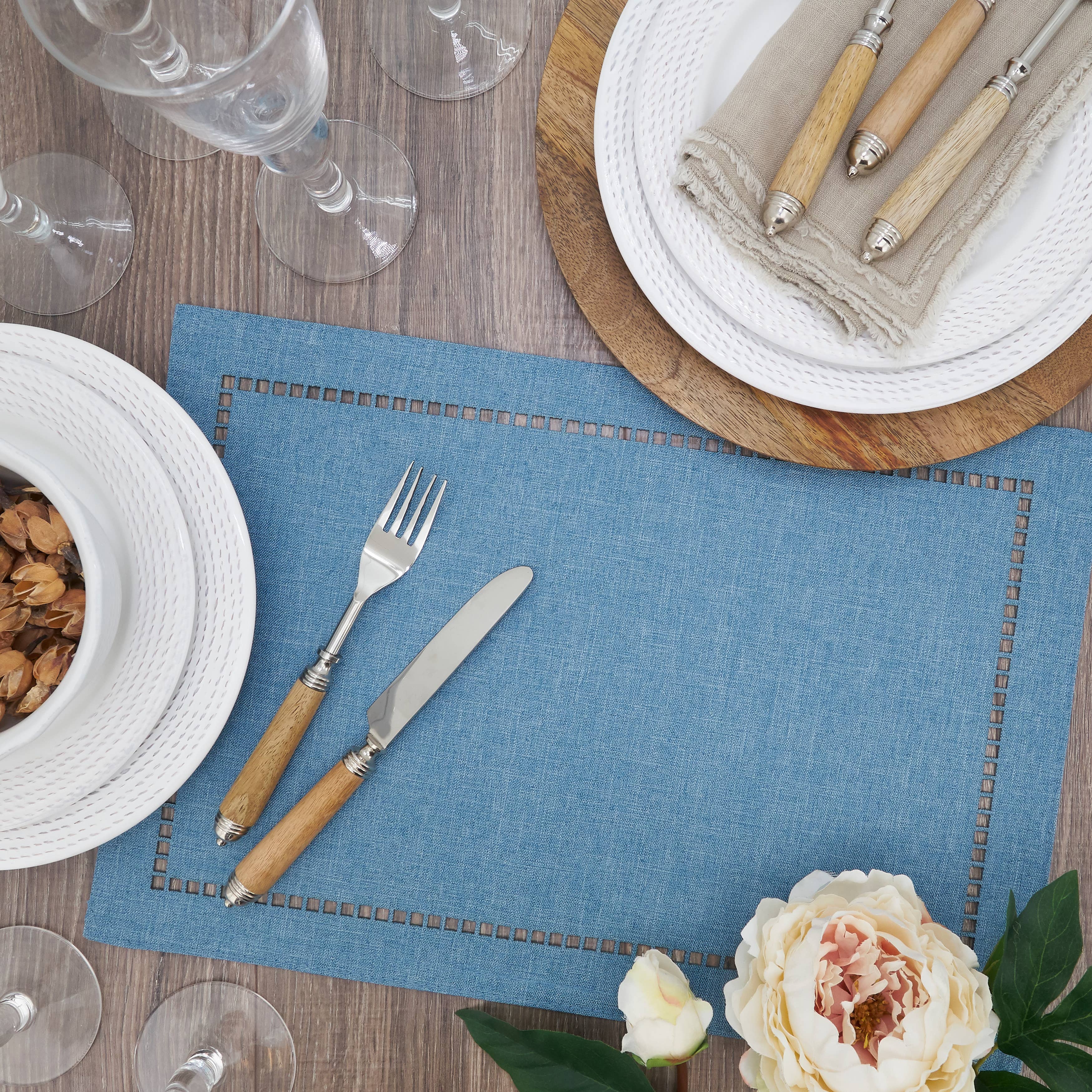 Laser-Cut Hemstitch Placemat