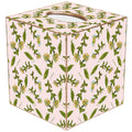 TB7833- Flor Rosa Laura Park Tissue Box