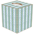 TB9316LP-FRond French Blue by Laura Park Tissue Box Cover