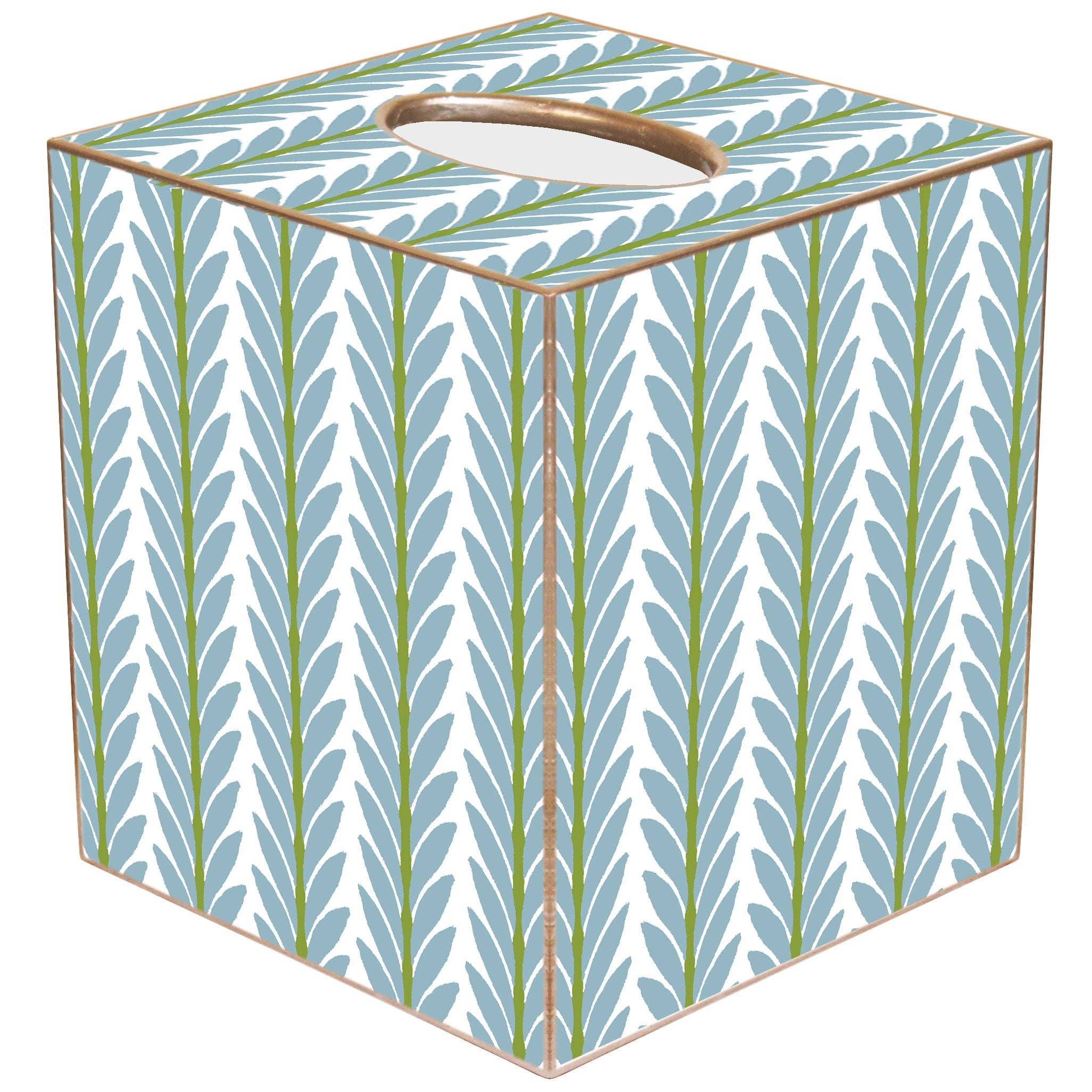 TB9316LP-FRond French Blue by Laura Park Tissue Box Cover