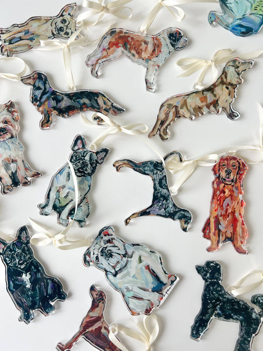 "Golden Retriever Red" ornament