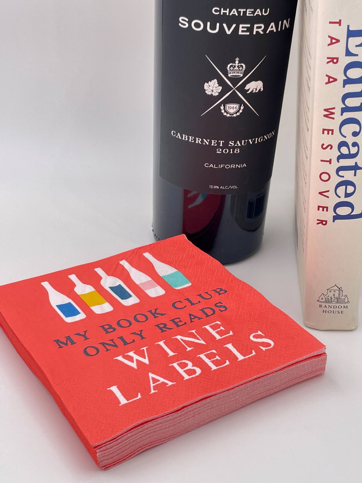 Funny Cocktail Napkins | My Book Club-20ct