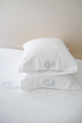 Custom Embroidered Sateen Sheet Set