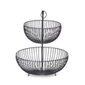 2-Tiered Iron Display Basket