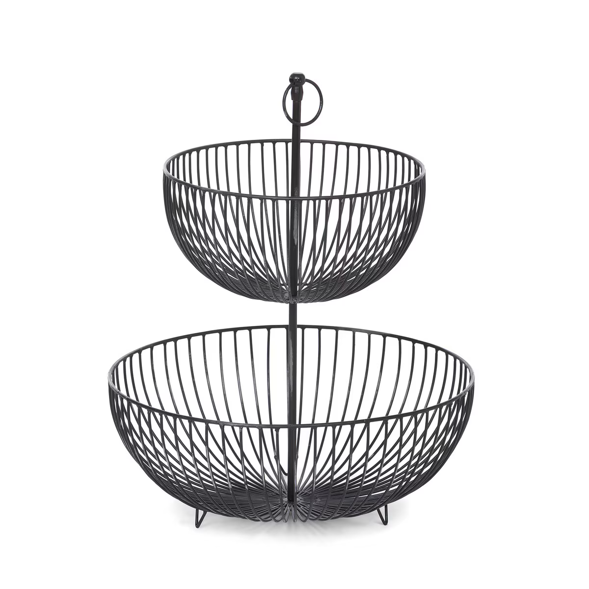 2-Tiered Iron Display Basket