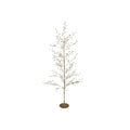 Metal Wire Tree with Acrylic Jewels & Glitter, Gold Finish 48"