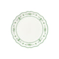 dinner plate 27 vila white-green
