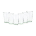 Set 6 Recycled tall glass tumblers, Grey