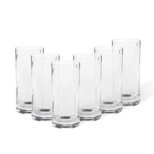 Set 6 highballs, Clear
