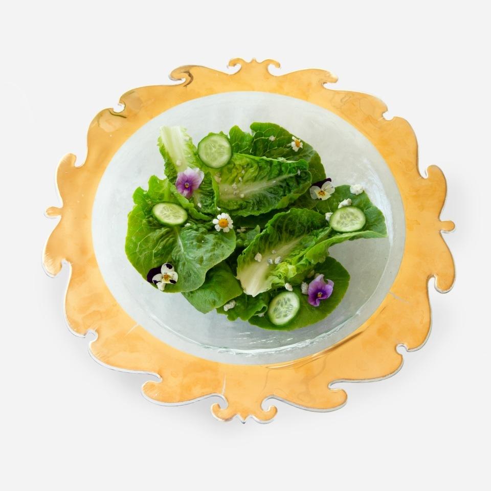 Round Serving Bowl