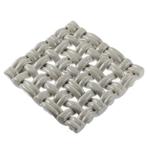 8" Square Trivet Greige w&amp;#x2f;Gift Box