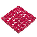 8" Square Trivet Red