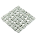 8" Square Trivet Sheer Blue