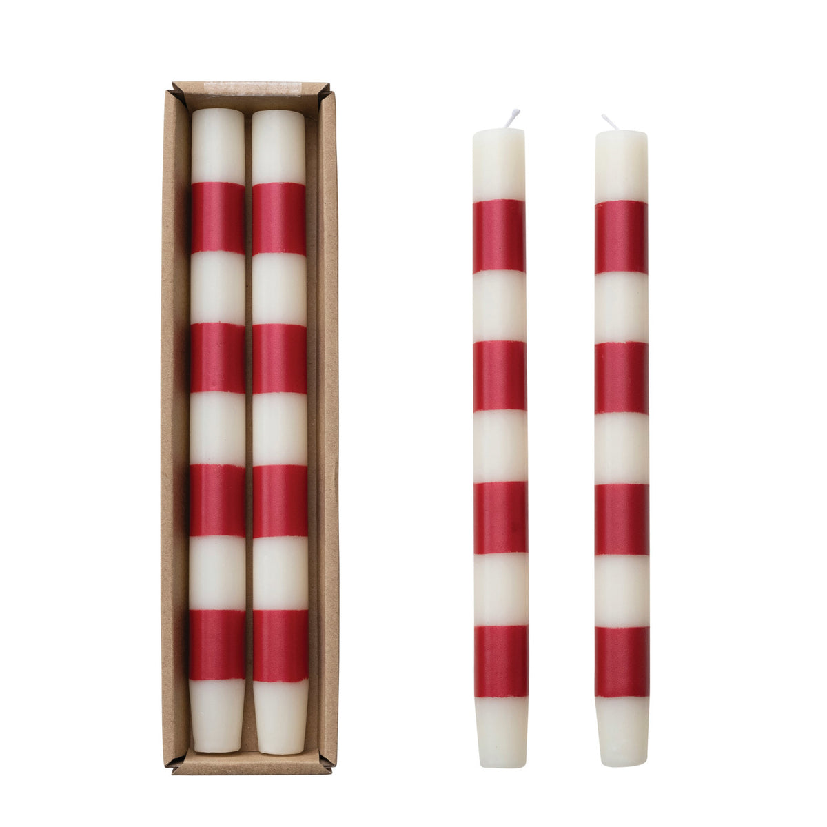 unscented taper candle