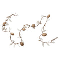 Handmade Paper Mache & Metal Garland with Jute Cord in Kraft Box
