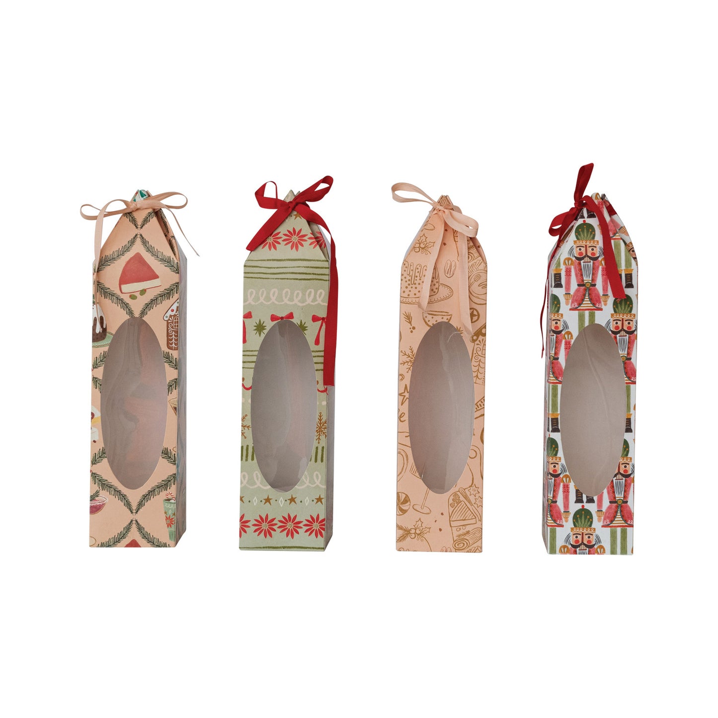 Handmade Wine/Gift Box with Acetate Window, 4 Styles ©