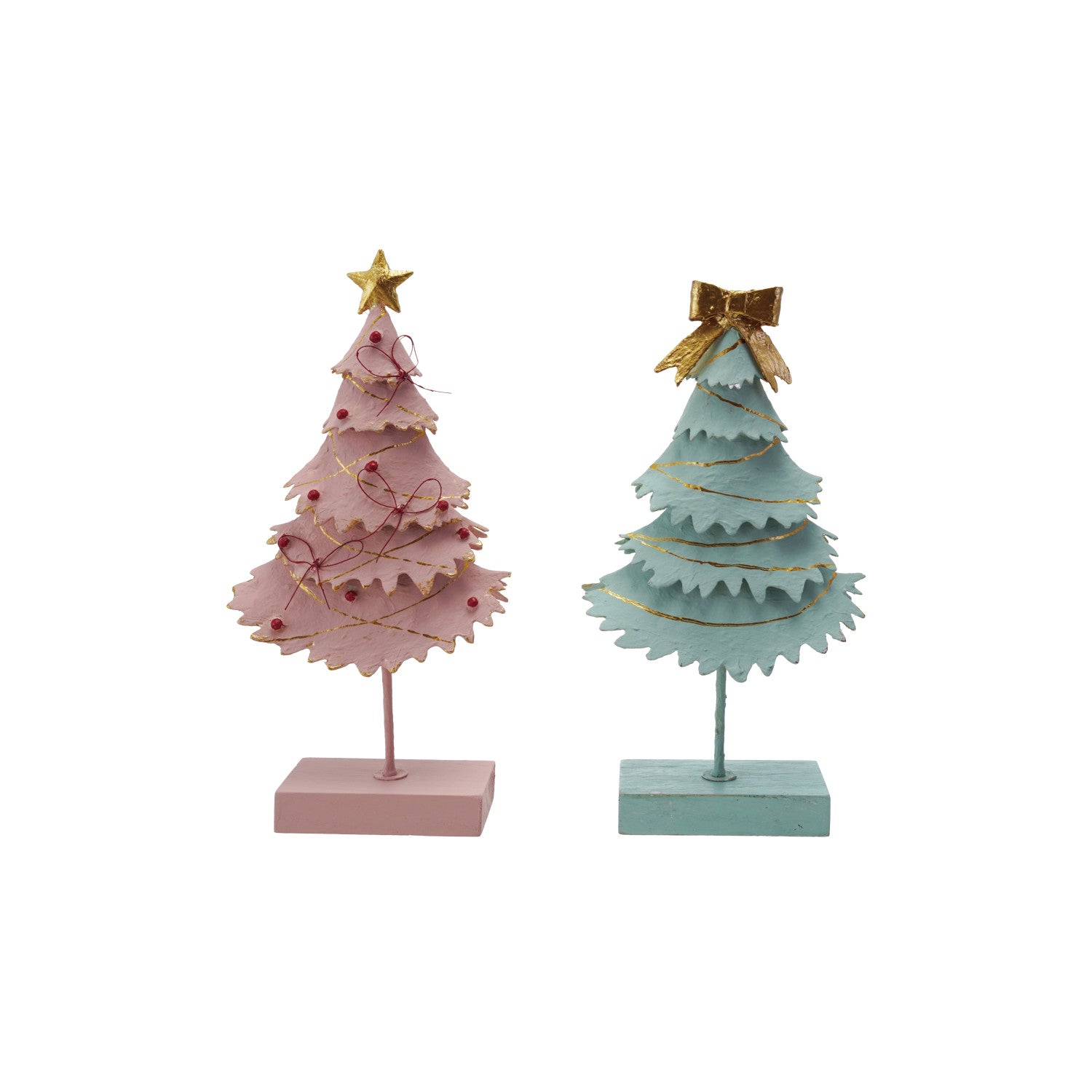 Metal Christmas Tree with Star/Bow, 2 Styles ©