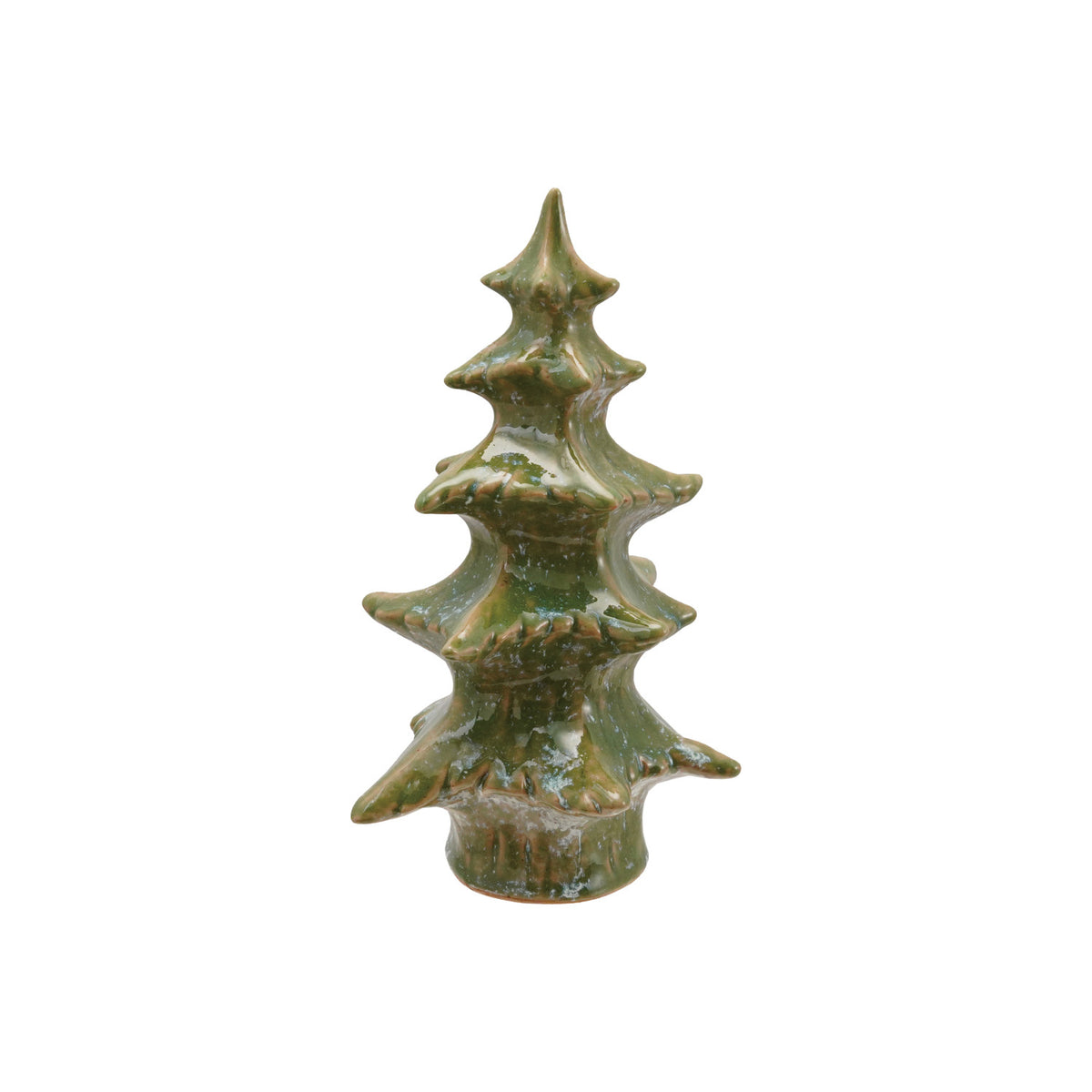 Stoneware Tree, Green (Each One Will Vary)