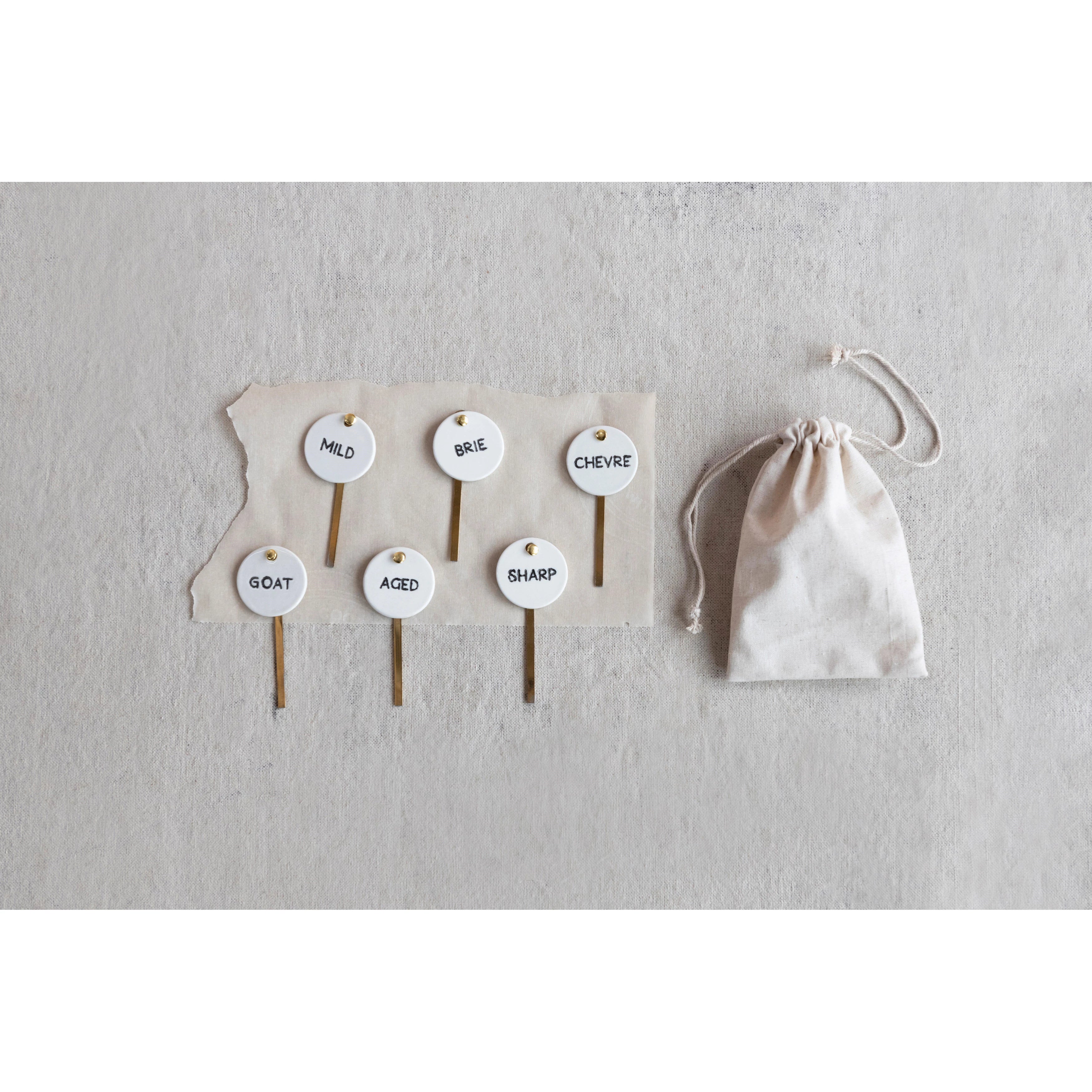 Stainless Steele Cheese Marker Set