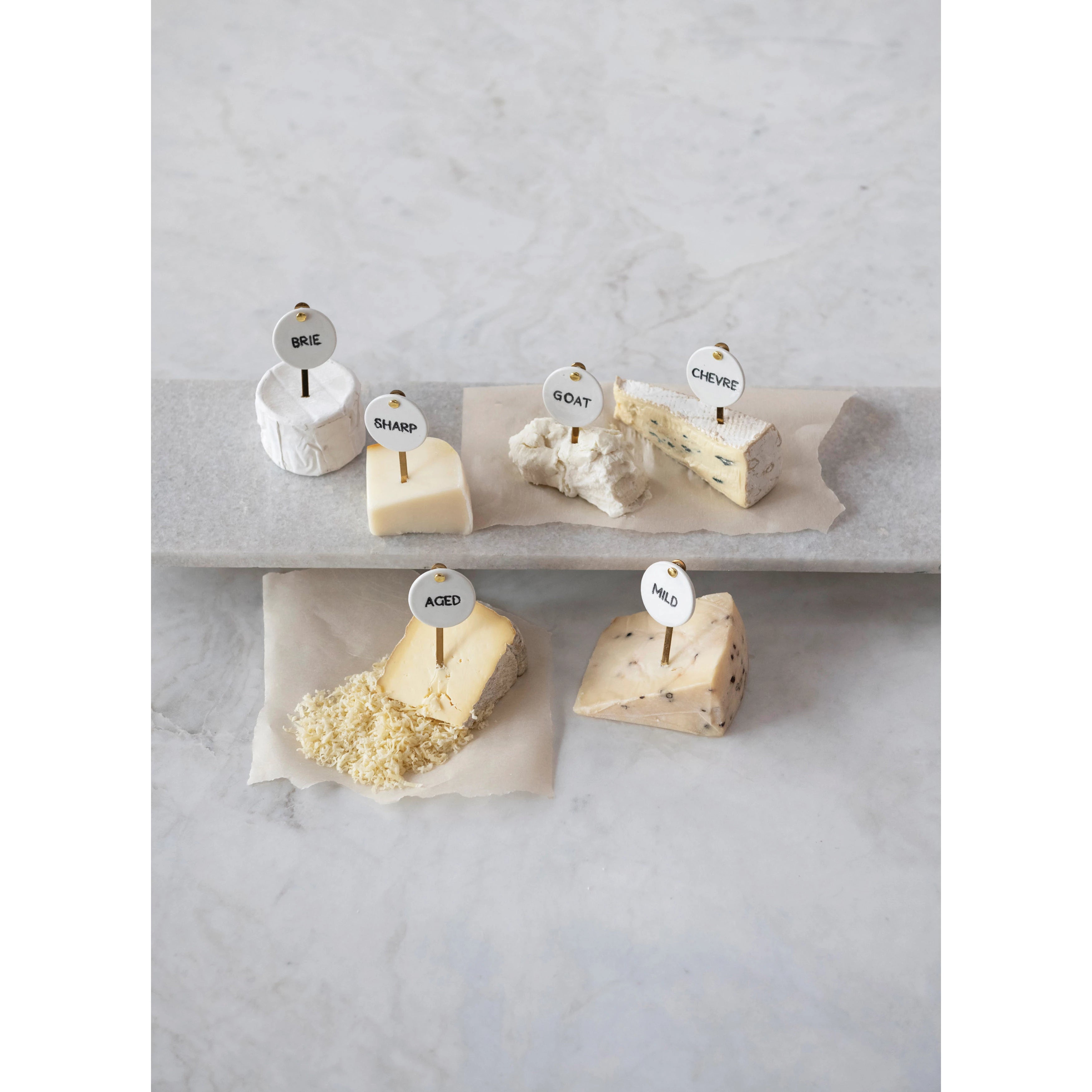 Stainless Steele Cheese Marker Set